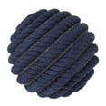 thumbnail image 5 of DecMode Blue 4" Handmade Decorative Ball Jute Rope Orbs & Vase Filler with Varying Designs (4 Count), 5 of 10