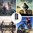 thumbnail image 3 of Luces para ruedas de bicicleta, luces para ruedas de bicicleta Luces de radios ultrabrillantes RGB impermeables 14 LED 30 piezas Patrones de cambios -Accesorios para neumáticos de bicicleta, 3 of 5