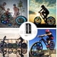 thumbnail image 3 of Luces para ruedas de bicicleta, luces para ruedas de bicicleta Luces de radios ultrabrillantes RGB impermeables 14 LED 30 piezas Patrones de cambios -Accesorios para neumáticos de bicicleta, 3 of 5