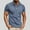 Blue, variant on Mens Polo Shirts, Button Solid Collared Summer Big and Tall Shirt Casual Dark Blue Polo Shirts for Men Size L