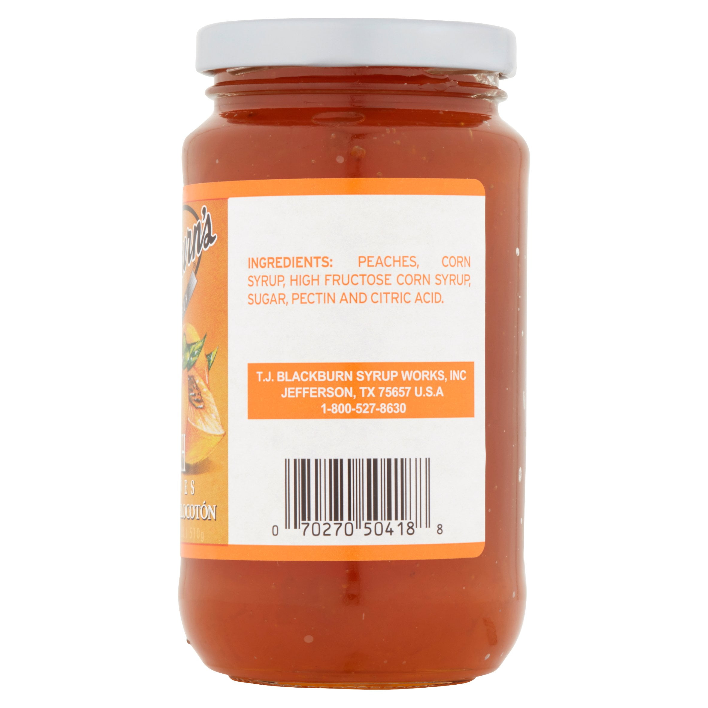 blackburns preserves peach 18 oz walmart com tj blackburn syrup works