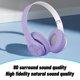thumbnail image 4 of Auriculares inalámbricos Bluetooth plegables Txmfgh con altavoz de 40 mm, sonido envolvente 3D y diseño ergonómico para deportes y juegos. Batería de larga duración y botones multifuncionales para un, 4 of 7