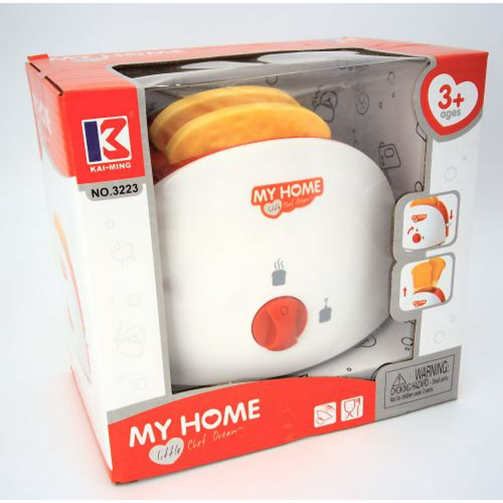 GIRL FUN TOYS Bread Toaster Toy Battery Operated