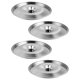 thumbnail image 4 of ColoMX 4 piezas Jar Lid tapa de acero inoxidable cubierta de aceite de reemplazo de aceite de aceite Tapa de condimento de cocina tapa de metal, 4 of 8