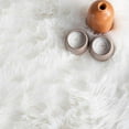 thumbnail image 3 of nuLOOM Rodolfo Faux Sheepskin Shag Area Rug, 6 x 9, White, 3 of 4