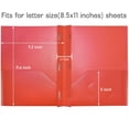 thumbnail image 3 of Carpetas de plástico con bolsillos y puntas Carpetas de 2 bolsillos con 3 puntas de metal Sostiene hojas de tamaño carta, ranuras para tarjetas de presentación, color brillante, para el trabajo escol Namotu CZBG-ST72, 3 of 7
