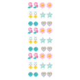 thumbnail image 5 of Pendientes con Clip Jumpingount 6 pares para niñas coloridos ligeros joyería para niños, 5 of 5