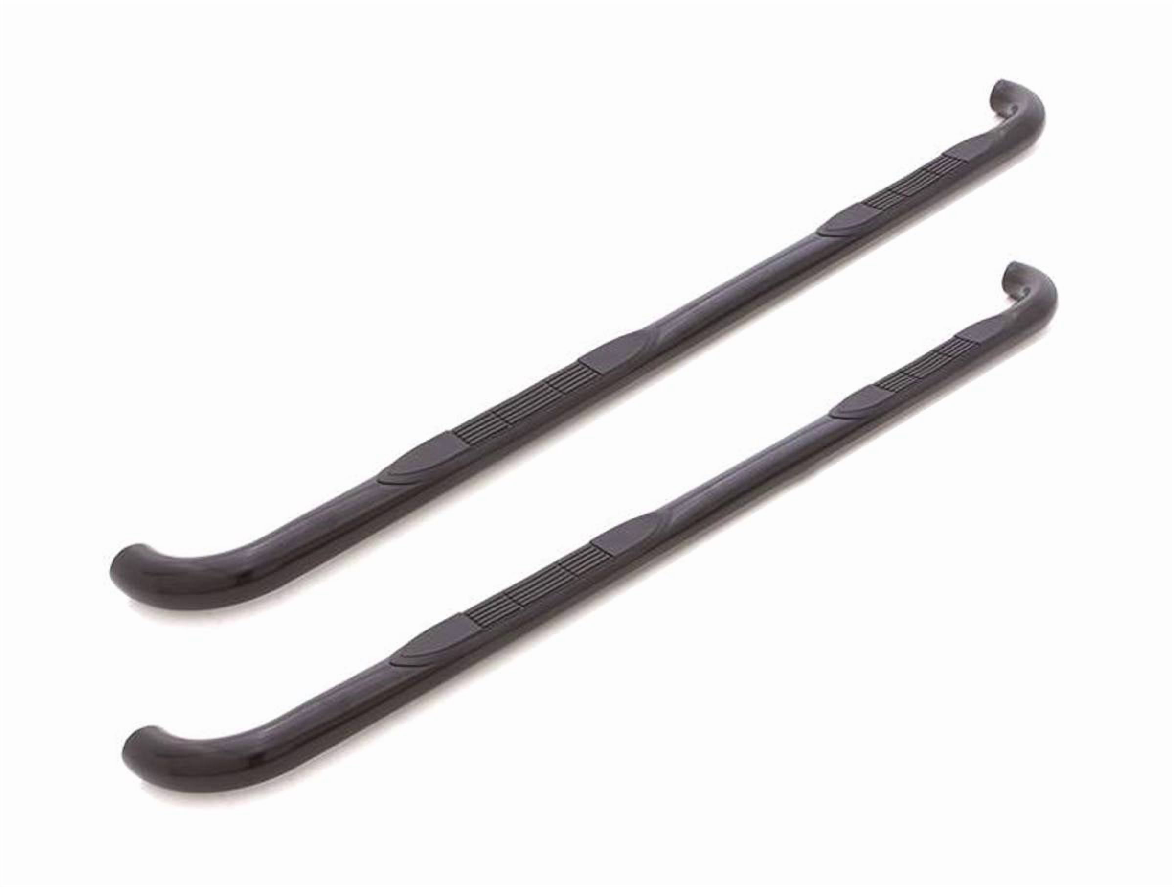Lund 23077548 3 Inch Round Bent Nerf Bar Fits select: 2014-2019 CHEVROLET SILVERADO, 2011 CHEVROLET SILVERADO K1500 LT