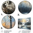 thumbnail image 3 of Designart "Mystic Moonlight Birch Woods III" Tree Birch Metal Art Print, 3 of 5