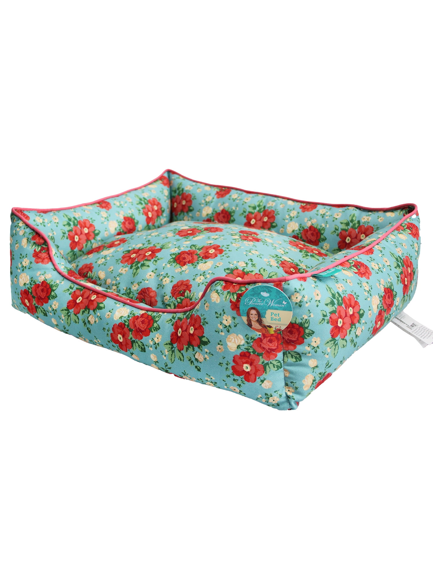 The Pioneer Woman Vintage Floral Large Pet Bed, 34" x 24"