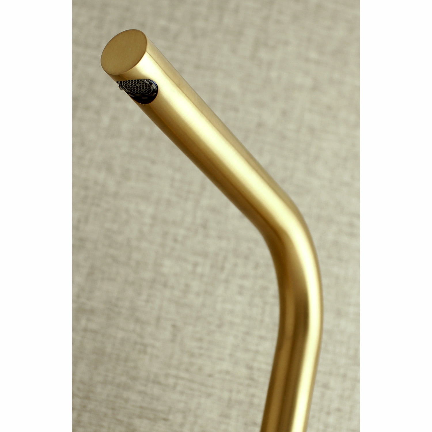 Kingston Brass Concord 8-Inch Adjustable Center Wall Mount Kitchen Faucet, Brushed Brass