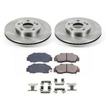 Ultimate Brakes Front Ceramic Brake Pad and Rotor Kit with Hardware WM80451