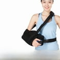 thumbnail image 1 of Black Shoulder Stabilization Brace - Post-Injury Support for Humerus Fractures, Dislocations & Rotator Cuff Surgery Recovery - Adjustable, Lightweight External Immobilizer with Versatile Fit for All, 1 of 5