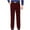 Wine, variant on Htigea Clearance Men's Fashion Casual Solid Color Outdoors Zipper and Button Pocket Casual Pants Sweatpants Blue,S