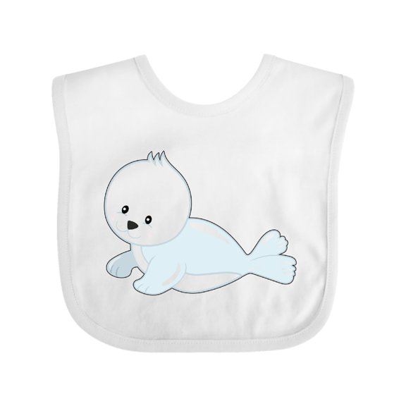 Inktastic Baby Seal Boys or Girls Baby Bib