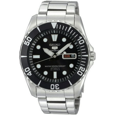 SEIKO SNZF17K1,Men's Automatic Sports,Self Winding,Stainless Steel Case and bracelet,Screw Back,100m