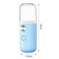 thumbnail image 6 of EXLEAF 2026 New Mini Travel Steamer Cordless Usb Charging 30Ml Water Tank Rapid Heating 1 Hour Handheld Garment Steamer Blue Hand Steamer, 6 of 7