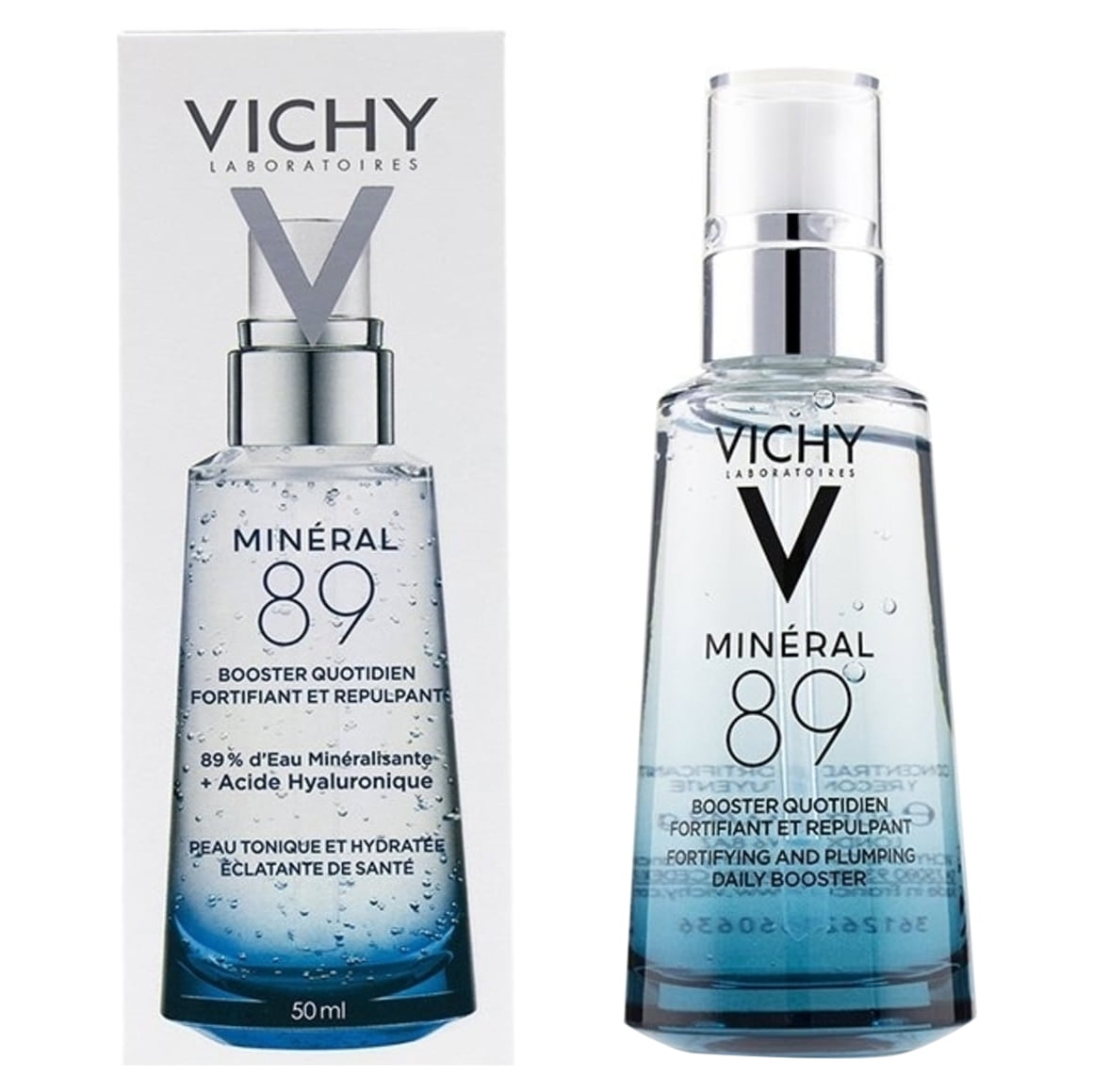 VICHY MINERAL 89 Hyaluronic Acid Face Serum 1.69oz - Imperfect Box