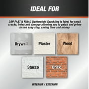 DAP Fast N Final 16 oz White Lightweight Spackling Putty