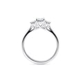 thumbnail image 3 of 2.5 CTW Oval-Cut Moissanite Three-Stone Engagement Ring in 925 Sterling Silver, 3 of 3