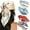 style 2, variant on Women's Silk Print Hair Wraps Scarf