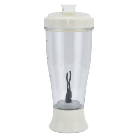 

Mixing Bottle Electric Mixer Household 350ml Desktop For Liquid Mixing For Milk For Coffee White