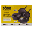 thumbnail image 6 of Lodge Cast Iron Seasoned 5-Piece Set with Skillet, Griddle & Dutch Oven, 6 of 6