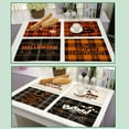 thumbnail image 4 of Halloween Placemats, Kitchen Table Decorations, Table Placemats, Decorative Holiday Pumpkins Rectangular Washable Table Mats, 4 of 4