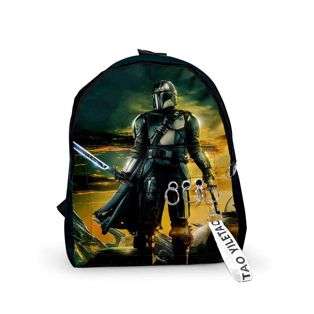 Mandalorian Season 3 Backpacks Fashion Rucksack TV Show Daypack Cosplay