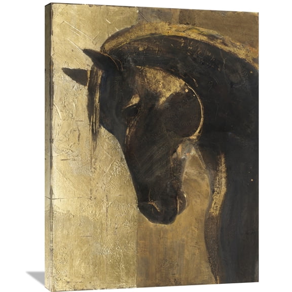 Global Gallery Albena Hristova 'Trojan Horse II Gold' Canvas Wall Art