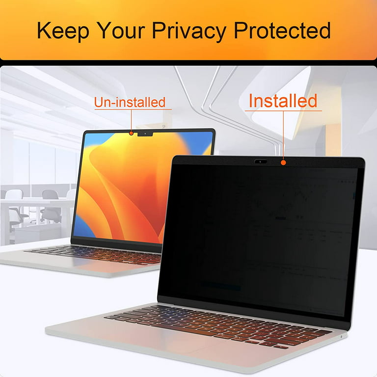 4smarts Protège Écran Anti Espion pour MacBook Air 13? M1 et Macbook Pro 13?  (M2, 2022) - Film protecteur tablette - LDLC