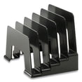 thumbnail image 2 of Recycled Incline Mail Sorter, 5 Sections, Envelopes, 8 X 5.5 X 6, Black | Bundle of 5 Each, 2 of 2