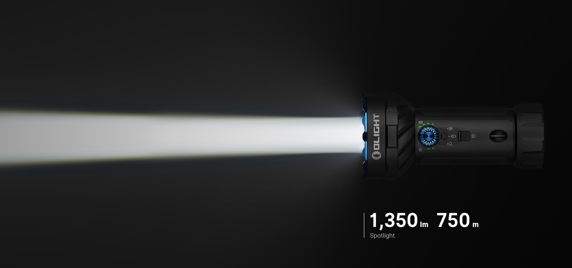 Olight Marauder Mini 2 10,000 Lumen Ultra Bright Long Throwing Flashlight + OPatch