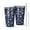 Dark Blue Christmas-2, variant on 16oz Tumblers Dark Blue Christmas Pattern Stainless Steel Vacuum Insulated Double Wall Travel Tumbler Cups Mug with Lid and Straw,Cleaning Brush for Coffee,Tea