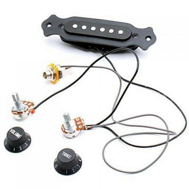 Accesorios de Piezas de Recogida Magnética Silenciosa de Bobina de Cobre de Guitarra Popular Acústica