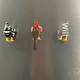 thumbnail image 5 of Pegatinas magnéticas para refrigerador con forma de trasero de pollo, divertidas decoraciones, diseño artístico creativo, juego de pollos con imán fuerte, 5 of 6