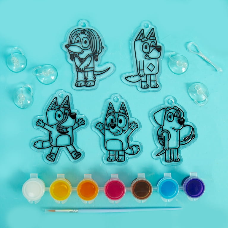 Bluey Window Art Suncatcher Kit, 5 Projects photo 2