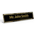 thumbnail image 1 of Printtoo Personalized Desk Name Plate Pretty Marble Custom Acrylic Office Desk Name Plate Accessory 2x10 Inches, 1 of 5
