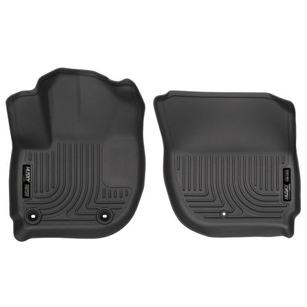 Husky Liners 18491 Weatherbeater Floor Mats Fit 2015-2022 Honda Fit/HR-V Front Row Liners 2pc Black