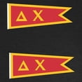 thumbnail image 3 of CafePress - Delta Chi Flag Long Sleeve T Shirt - Women's Long Sleeve Graphic Tee Casual Fit, 3 of 4