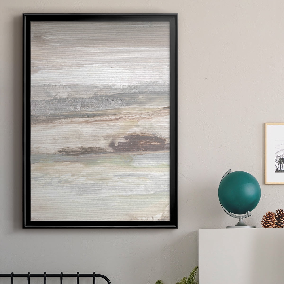 Neautral September Sky Premium Framed Print - Ready to Hang