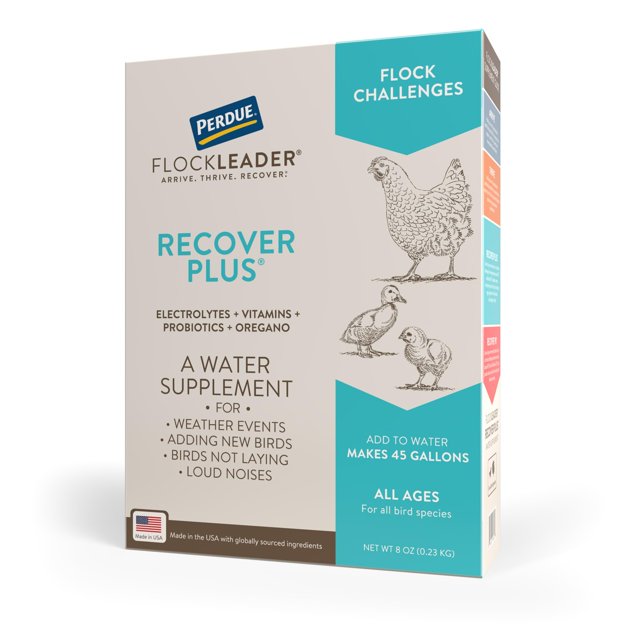 Suplemento de agua FlockLeader Recover Plus para pollos 240 ml