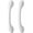 Pack of 2, variant on Moen LR2250DW 9-Inch Home Care Designer Hand Grip, Glacier White Pack of 2