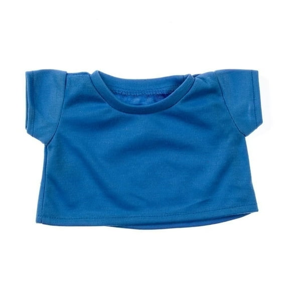 Plush Gear Stone Blue Basic T-Shirts for 14"-18" Plush Toys Soft Comfortable Durable Outfit for Kids
