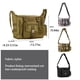 thumbnail image 4 of Jumpingount Bolso cruzado de PVC portátil con múltiples bolsillos, correa ajustable, resistente al agua, elegante, para acampar, senderismo, Bolsas de mensajero y de hombro, 4 of 6