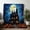 40x30inch(102cmx76cm), variant on 1pc Halloween Pumpkin Lantern Castle Night View Printed Flannel Blanket, Warm and Comfortable Soft Throw for Sofa, Bed, Car, Office, Camping, Travel, Gift Blanket Suitable for All Seasons