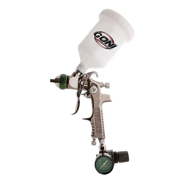 Pistola H.V.L.P. Tornado c/ regulador y manometrro y tobera Marca Modelo Estilo Tipo