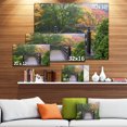 thumbnail image 3 of Wood Bridge at Japanese Garden In Fall - Bridge Canvas Art Print, 3 of 4