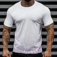thumbnail image 2 of Sngxgn Men's Tee Summer Top Print Vintage Casual Short Sleeve T-Shirt(White,S), 2 of 4