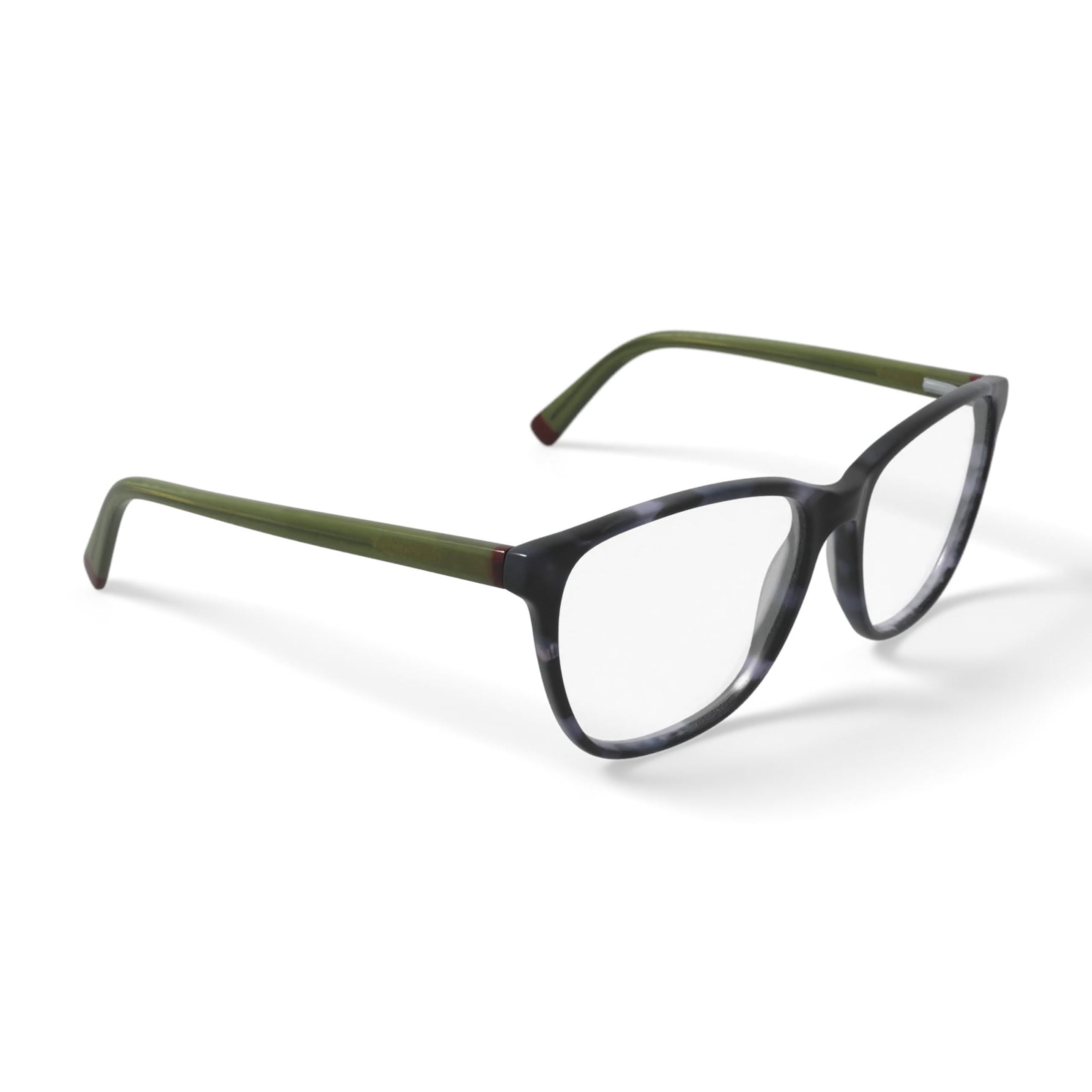 Christian Siriano Women's Amber Square Prescription Eyeglasses with Case, Grey Tortoise